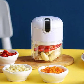 Mini Processador Elétrico de Alimentos