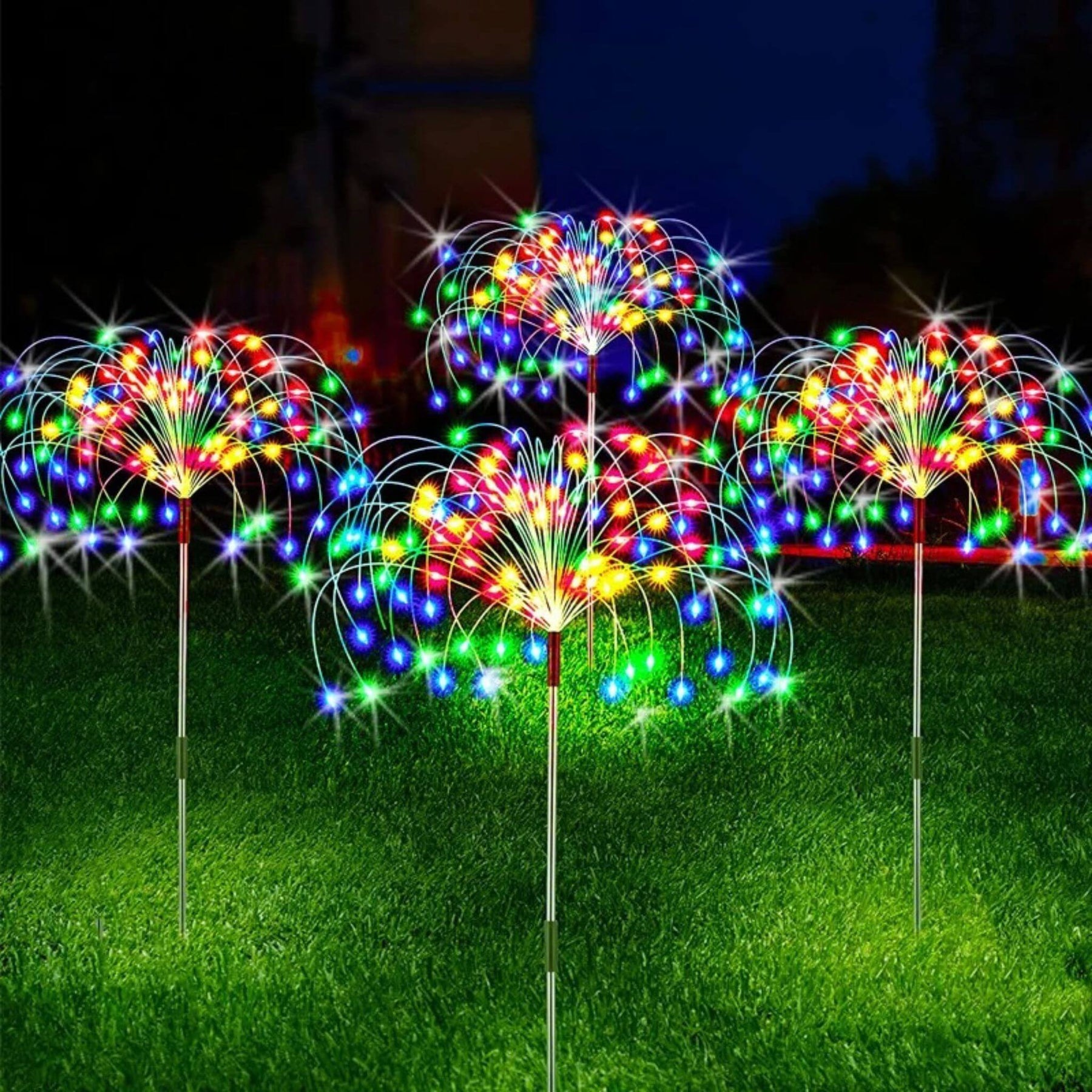 Led Solar - Fogos de Artifício Decoração de Natal